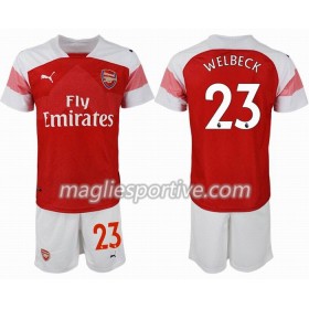 Completo Calcio Arsenal WELBECK 23 Bambino Divisa Prima 2018/2019